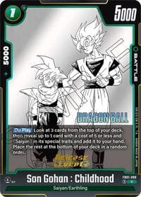 Son Gohan : Childhood - Manga Booster 01 Release Event Cards - Dragon Ball Super: Fusion World card