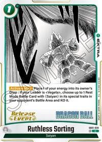 Ruthless Sorting - Manga Booster 01 Release Event Cards - Dragon Ball Super: Fusion World card
