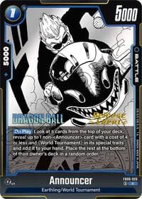Announcer - Manga Booster 01 Release Event Cards - Dragon Ball Super: Fusion World card