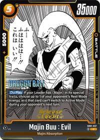 Majin Buu : Evil - SB01-037 - Manga Booster 01 Release Event Cards - Dragon Ball Super: Fusion World card
