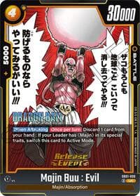 Majin Buu : Evil - SB01-036 - Manga Booster 01 Release Event Cards - Dragon Ball Super: Fusion World card