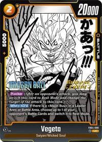 Vegeta - FB04-088 - Manga Booster 01 Release Event Cards - Dragon Ball Super: Fusion World card