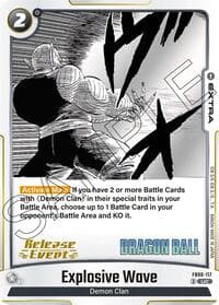 Explosive Wave - Manga Booster 01 Release Event Cards - Dragon Ball Super: Fusion World card