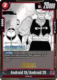 Android 19/Android 20 - Manga Booster 01 Release Event Cards - Dragon Ball Super: Fusion World card