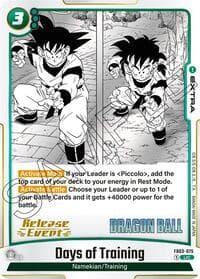 Days of Training - Manga Booster 01 Release Event Cards - Dragon Ball Super: Fusion World card