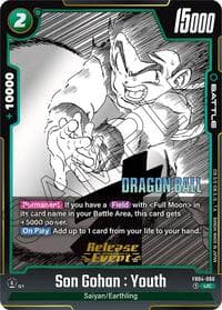 Son Gohan : Youth - Manga Booster 01 Release Event Cards - Dragon Ball Super: Fusion World card