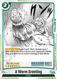 A Warm Greeting - Manga Booster 01 Release Event Cards - Dragon Ball Super: Fusion World card