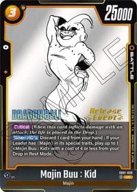 Majin Buu : Kid - SB01-038 - Manga Booster 01 Release Event Cards - Dragon Ball Super: Fusion World card
