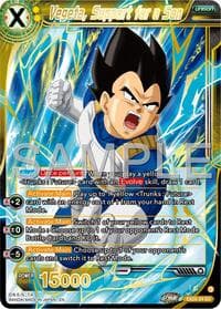 Vegeta, Support for a Son - Expansion Deck Box Set 25: Premium Anniversary Box 2025 - Dragon Ball Super: Masters card