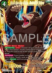 Great Ape Son Gohan, Undistilled Saiyan - Expansion Deck Box Set 25: Premium Anniversary Box 2025 - Dragon Ball Super: Masters card