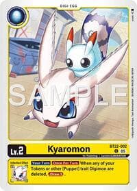 Kyaromon - Cyber Eden - Digimon Card Game card