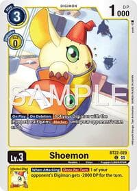 Shoemon - Cyber Eden - Digimon Card Game card