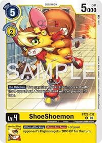 ShoeShoemon - Cyber Eden - Digimon Card Game card