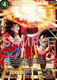 SS4 Son Goku & SS4 Vegeta, Combo Attack (Premium Anniversary Box 2025) - Promotion Cards - Dragon Ball Super: Masters card