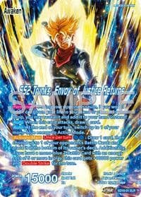 Trunks // SS2 Trunks, Envoy of Justice Returns (Reprint) - Expansion Deck Box Set 25: Premium Anniversary Box 2025 - Dragon Ball Super: Masters card