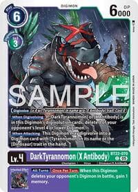 Dark Tyrannomon (X Antibody) - Cyber Eden - Digimon Card Game card