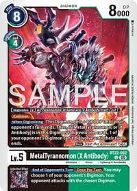 MetalTyrannomon (X Antibody) - Cyber Eden - Digimon Card Game card