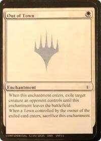 Out of Town - Un-Known Event Playtest Cards - Magic: The Gathering card