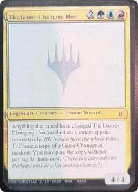 The Game-Changing Host - Un-Known Event Playtest Cards - Magic: The Gathering card