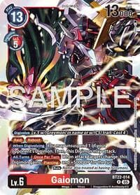 Gaiomon - Cyber Eden - Digimon Card Game card