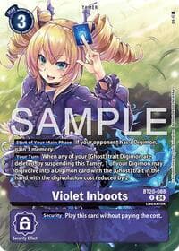 Violet Inboots - BT20-088 (Digimon Liberator Debuggers Set) - Release Special Booster 2.5 - Digimon Card Game card