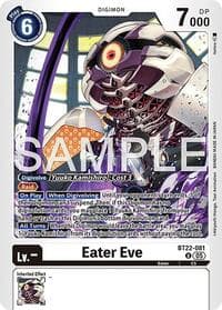Eater Eve - Cyber Eden - Digimon Card Game card