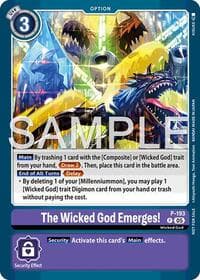 The Wicked God Emerges! (Store Tournament 2025 Vol.3 Participation Pack) - Digimon Promotion Cards - Digimon Card Game card