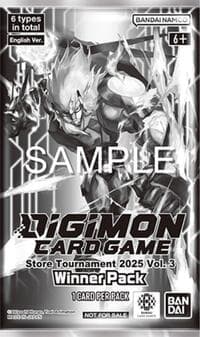 Store Tournament 2025 Vol.3 Winner Pack - Digimon Promotion Cards - Digimon Card Game card