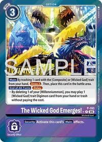 The Wicked God Emerges! (Store Tournament 2025 Vol.3 Winner Pack) - Digimon Promotion Cards - Digimon Card Game card