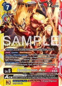Apollomon ACE (Store Tournament 2025 Vol.3 Winner Pack) - Digimon Promotion Cards - Digimon Card Game card