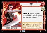 Rey - Nobody - Legends of the Force - Star Wars: Unlimited card
