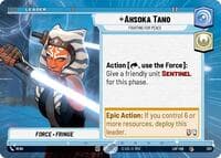 Ahsoka Tano - Fighting For Peace (Hyperspace) - Legends of the Force - Star Wars: Unlimited card