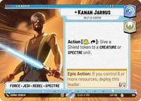 Kanan Jarrus - Help Us Survive (Hyperspace) - Legends of the Force - Star Wars: Unlimited card