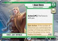 Avar Kriss - Marshal of Starlight (Hyperspace) - Legends of the Force - Star Wars: Unlimited card