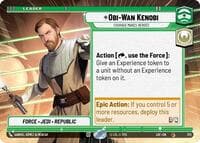 Obi-Wan Kenobi - Courage Makes Heroes (Hyperspace) - Legends of the Force - Star Wars: Unlimited card