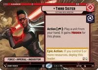 Third Sister - Seething With Ambition (Hyperspace) - Legends of the Force - Star Wars: Unlimited card