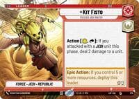 Kit Fisto - Focused Jedi Master (Hyperspace) - Legends of the Force - Star Wars: Unlimited card