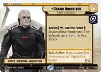 Grand Inquisitor - Stories Travel Quickly (Hyperspace) - Legends of the Force - Star Wars: Unlimited card