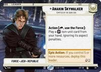 Anakin Skywalker - Tempted by the Dark Side (Hyperspace) - Legends of the Force - Star Wars: Unlimited card