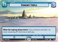 Vergence Temple (Hyperspace) - Legends of the Force - Star Wars: Unlimited card