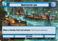 Nightsister Lair // Force (Hyperspace) - Legends of the Force - Star Wars: Unlimited card