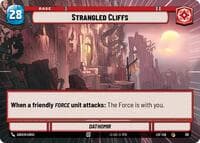 Strangled Cliffs // Experience (Hyperspace) - Legends of the Force - Star Wars: Unlimited card