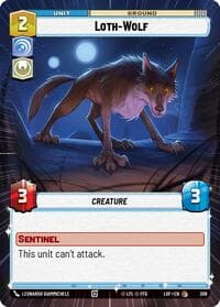 Loth-Wolf (Hyperspace) - Legends of the Force - Star Wars: Unlimited card
