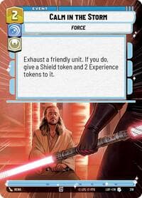 Calm in the Storm (Hyperspace) - Legends of the Force - Star Wars: Unlimited card