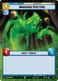 Awakened Specters (Hyperspace) - Legends of the Force - Star Wars: Unlimited card