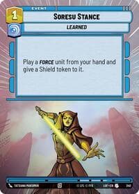 Soresu Stance (Hyperspace) - Legends of the Force - Star Wars: Unlimited card