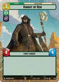 Knight of Ren (Hyperspace) - Legends of the Force - Star Wars: Unlimited card