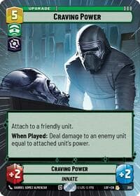 Craving Power (Hyperspace) - Legends of the Force - Star Wars: Unlimited card