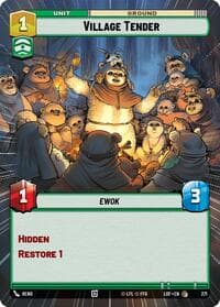 Village Tender (Hyperspace) - Legends of the Force - Star Wars: Unlimited card
