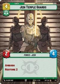 Jedi Temple Guards (Hyperspace) - Legends of the Force - Star Wars: Unlimited card